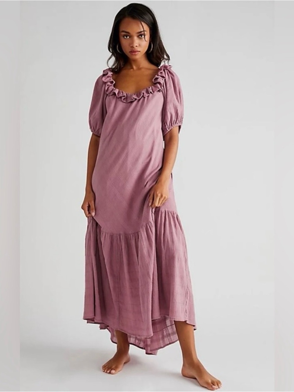 Free People Maxi Dress Mauve Size Small Petite Excellent Used Condition